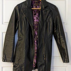 Black Faux Leather Jacket